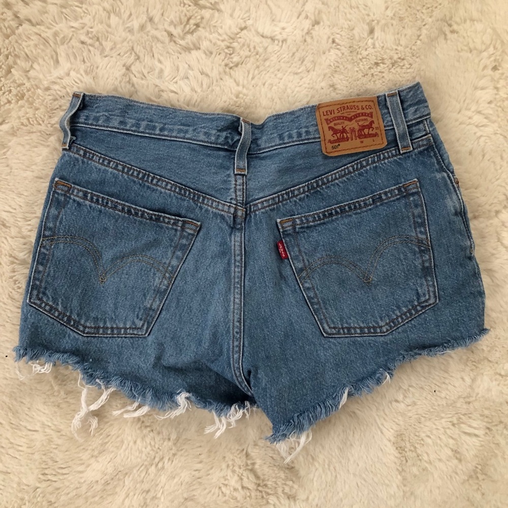 authentic levi’s denim shorts